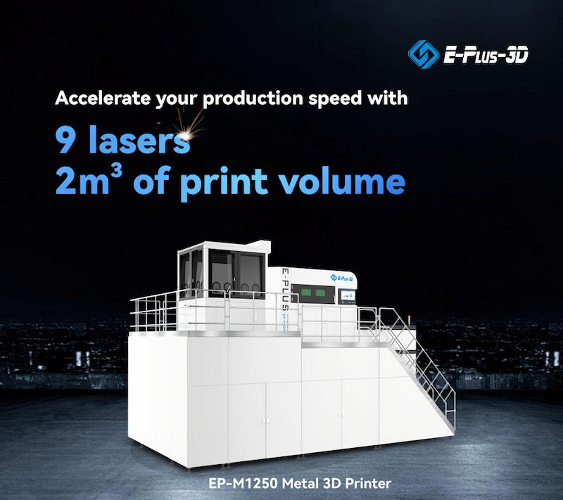 Eplus3D Presents 9-Laser Large Format Metal AM Machine, Received 3 Machine Orders from Aerospace Corporation Eplus3D Presents 9-Laser Large Format Metal AM Machine, Received 3 Machine Orders from Aerospace Corporation
